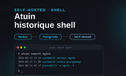 Featured image of post Atuin : auto-héberger son historique shell